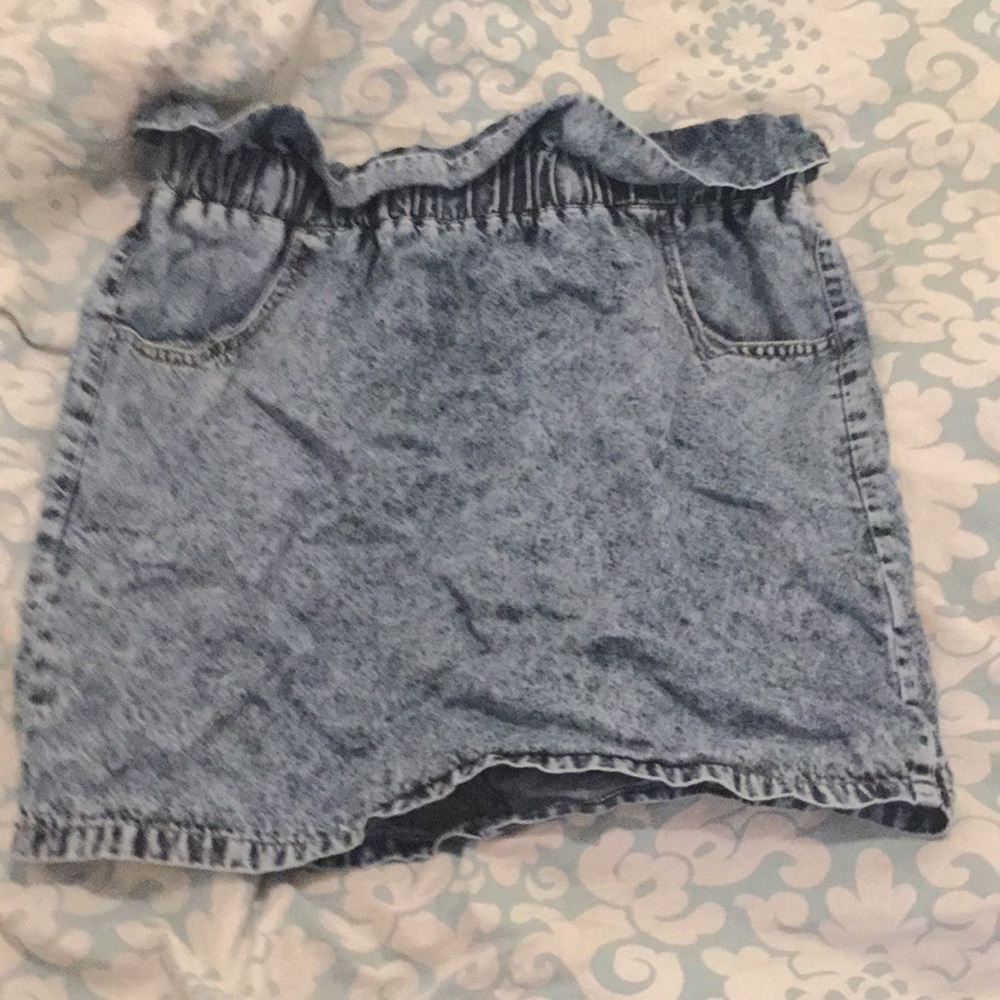 BLUE JEAN SKIRT